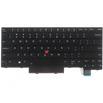 Kompatibilní 01AX454 klávesnice na notebook CZ/SK černá, podsvícená