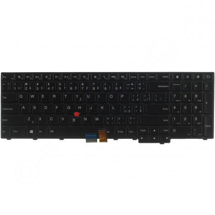 Kompatibilní 04Y2416 klávesnice na notebook CZ/SK černá, podsvícená, s rámečkem