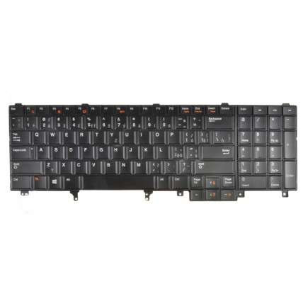 Kompatibilní 025X2R klávesnice na notebook CZ/SK černá, podsvícená, s rámečkem