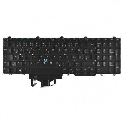 Kompatibilní 00JX78 klávesnice na notebook bez rámečku, černá CZ/SK/DE, podsvícená