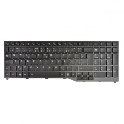 Fujitsu Siemens LIFEBOOK U757 klávesnice na notebook CZ/SK černá, podsvícená, s rámečkem