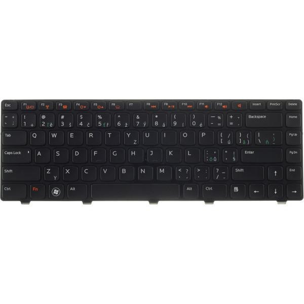 Dell Inspiron 14z N4110 klávesnice na notebook CZ/SK černá, podsvícená, s rámečkem