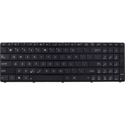 Kompatibilní 04GN5I1KRU00-7 klávesnice na notebook CZ/SK černá, bez podsvitu, s rámečkem