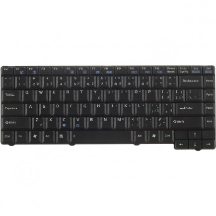 Kompatibilní 04GN9V1KUSA2 klávesnice na notebook CZ/SK černá, bez podsvitu, s rámečkem