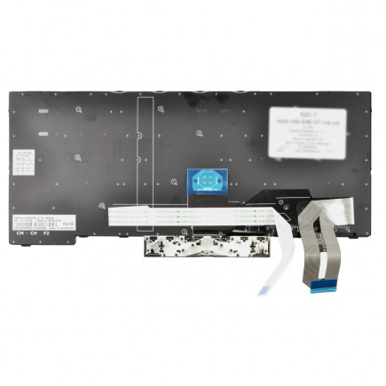 Kompatibilní 01YP240 klávesnice na notebook CZ/SK černá, bez podsvitu, s rámečkem