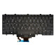 Dell Latitude 5490 Klávesnice černá bez rámečku, Trackpoint, Podsvícená, CZ/SK 