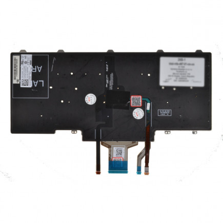 Dell Latitude 7490 Klávesnice černá bez rámečku, Trackpoint, Podsvícená, CZ/SK 