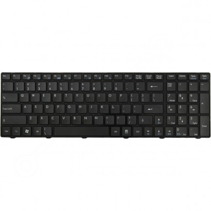 MSI MS-1761 klávesnice na notebook CZ/SK černá, bez podsvitu, s rámečkem