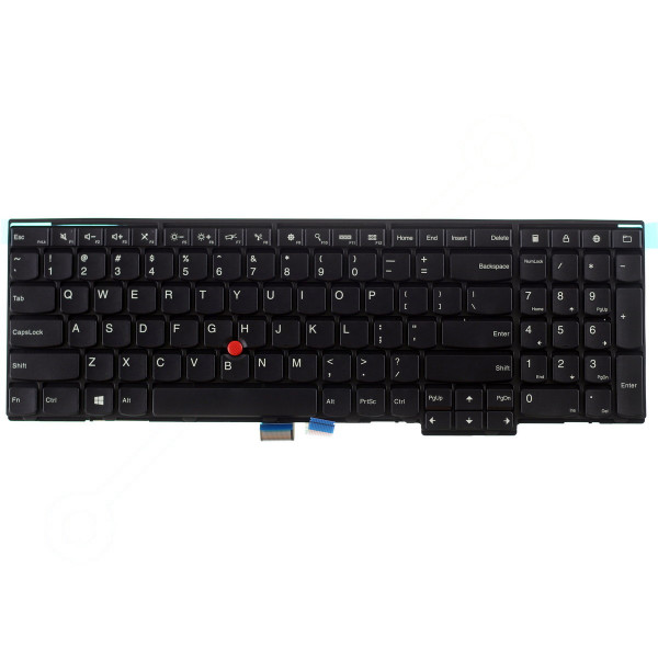 Kompatibilní 00HN000 klávesnice na notebook CZ/SK černá, bez podsvitu, s rámečkem