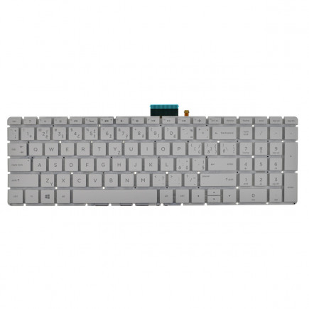HP 15S-FQ0000UR klávesnice na notebook bez rámečku, bílá CZ/SK, podsvícená