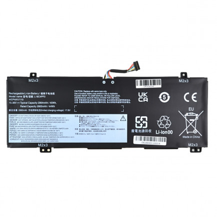 Kompatibilní 5B10T09079 baterie 2964mAh Li-poly 15,36V, 44Wh černá