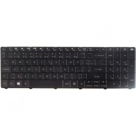 Acer Aspire 5242 Klávesnice CZ/SK černá bez rámečku, bez podsvícení