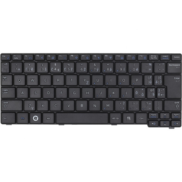 Samsung NP-N102 klávesnice na notebook CZ/SK černá, bez podsvitu, s rámečkem