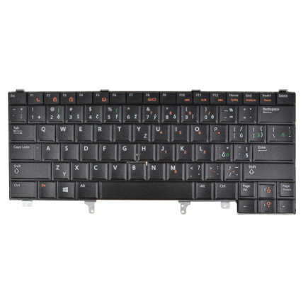 Kompatibilní 02GGKP klávesnice na notebook CZ/SK černá, bez podsvitu, s rámečkem