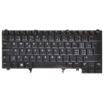 Kompatibilní 02GGKP klávesnice na notebook CZ/SK černá, podsvícená, s rámečkem