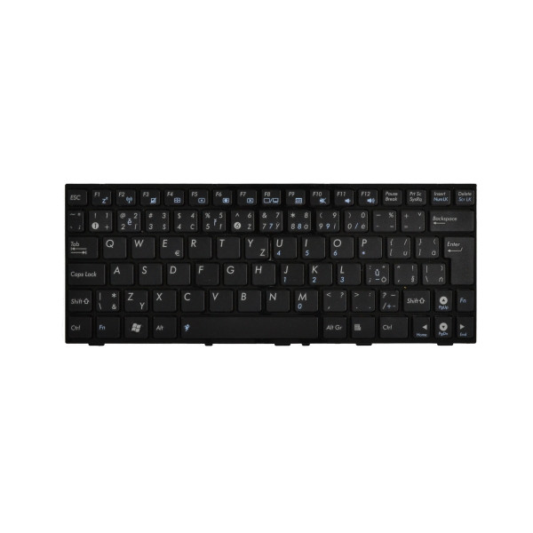 Kompatibilní 04G0A192KGE10-2 klávesnice na notebook CZ/SK černá, bez podsvitu, s rámečkem