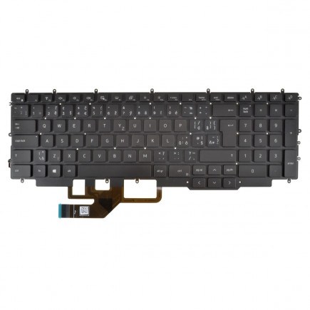 Dell G7 17 7700 klávesnice na notebook bez rámečku černá CZ/SK podsvícená