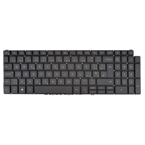 Dell Inspiron 15 (5593) klávesnice na notebook bez rámečku černá CZ/SK podsvícená