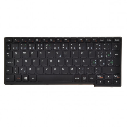 Kompatibilní Lenovo IdeaPad Yoga 11 klávesnice na notebook CZ/SK černá, bez podsvitu, s rámečkem