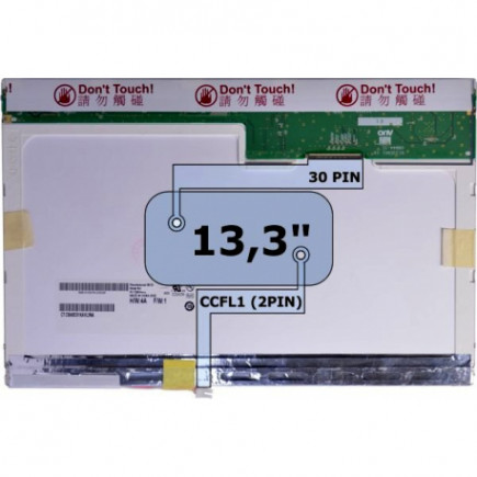 Displej na notebook Kompatibilní B133EW01 V.9 13,3“ 30pin CCFL - Lesklý