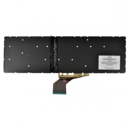 HP 15-DA klávesnice na notebook bez rámečku stříbrná CZ/SK podsvícená