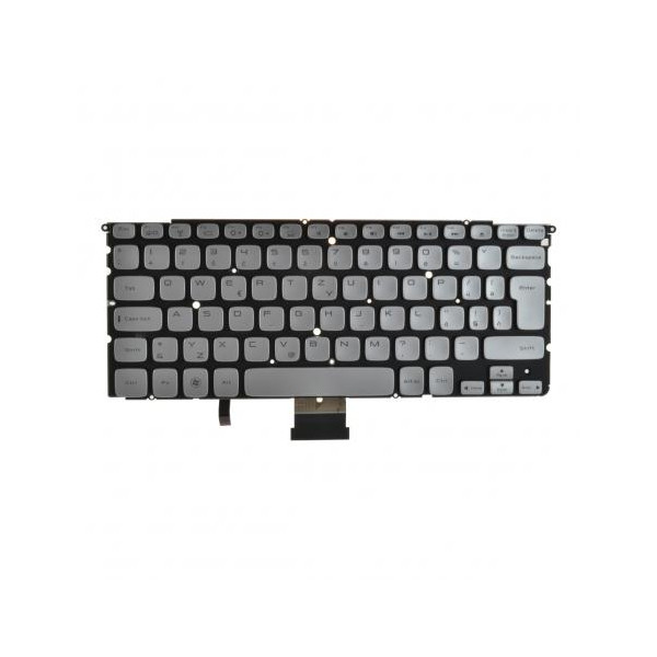 Kompatibilní 009XD9 klávesnice na notebook bez rámečku stříbrná CZ/SK podsvícená