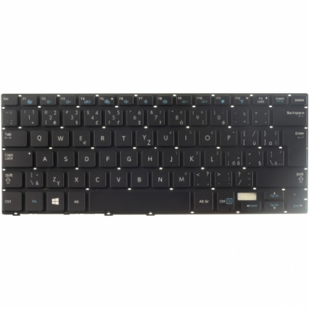 Samsung NP740U3E klávesnice na notebook bez rámečku černá CZ/SK podsvícená