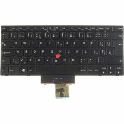 Kompatibilní 04Y0386 klávesnice na notebook CZ/SK černá, bez podsvitu