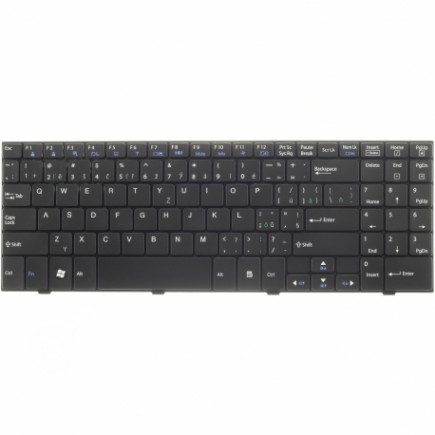 LG A520-D klávesnice na notebook CZ/SK černá, bez podsvitu