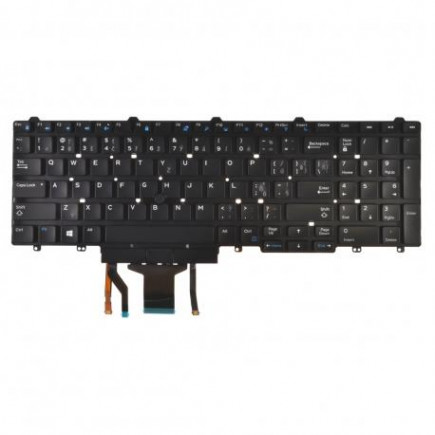 Kompatibilní 00JX78 klávesnice na notebook bez rámečku černá CZ/SK podsvícená