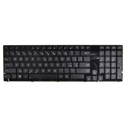 Kompatibilní 04GN6S1KFR00-7 klávesnice na notebook CZ/SK černá, bez podsvitu
