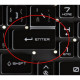 MSI GL66 12UEK Pulse klávesnice na notebook bez rámečku černá CZ/SK podsvícená