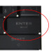 Asus FX516PM-HN023T klávesnice na notebook bez rámečku černá CZ/SK podsvícená