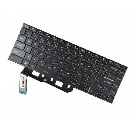 MSI CREATOR Z16 A11UET-093CZ klávesnice na notebook bez rámečku černá CZ/SK podsvícená