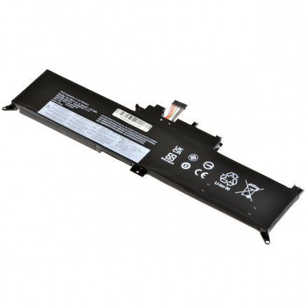 Kompatibilní Lenovo 01AV434 baterie Li-poly 51Wh, 15,28V, černá