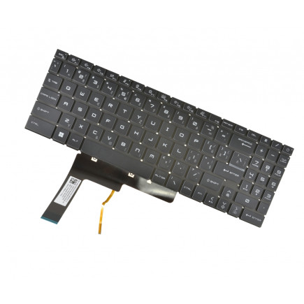 MSI ALPHA 17 B5EEK klávesnice na notebook bez rámečku černá CZ/SK podsvícená