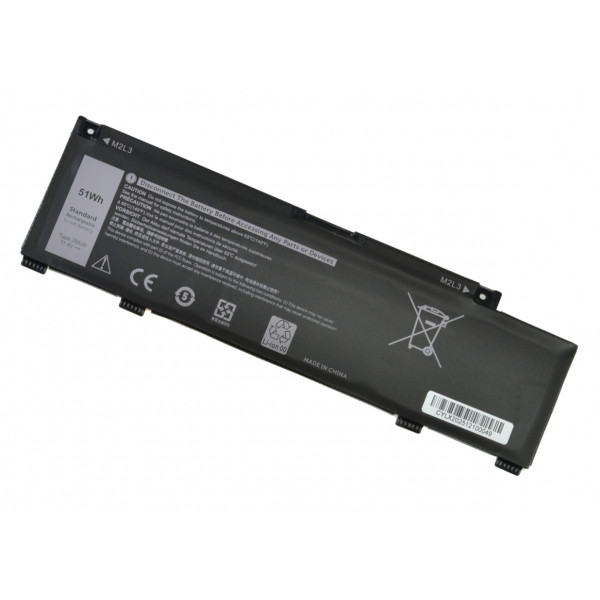 Kompatibilní 0266J9 baterie 51Wh Li-poly 11,4V, černá