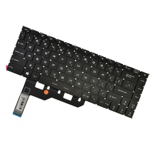 MSI Creator Z16 A11UET klávesnice na notebook bez rámečku černá CZ/SK podsvícená