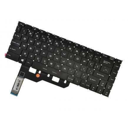 MSI Creator Z16 A11UET-093CZ klávesnice na notebook bez rámečku černá CZ/SK podsvícená